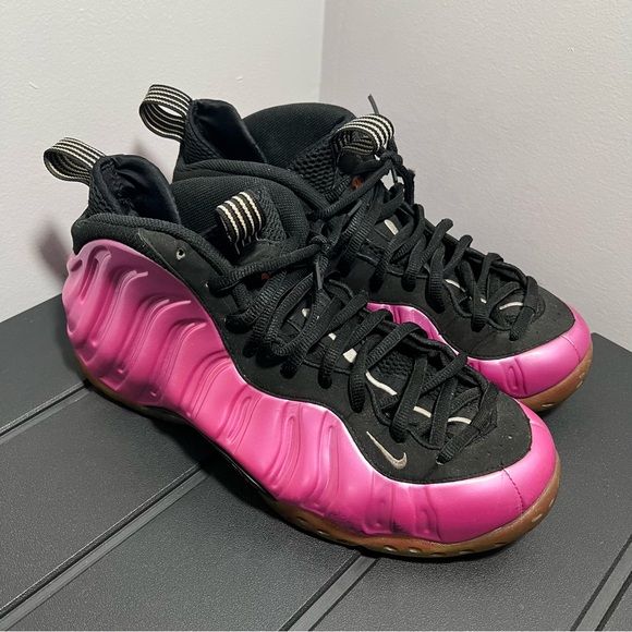 Nike Foamposite One Pearlized Polarized Pink Black 314996-600 Shoes Mens Size 12